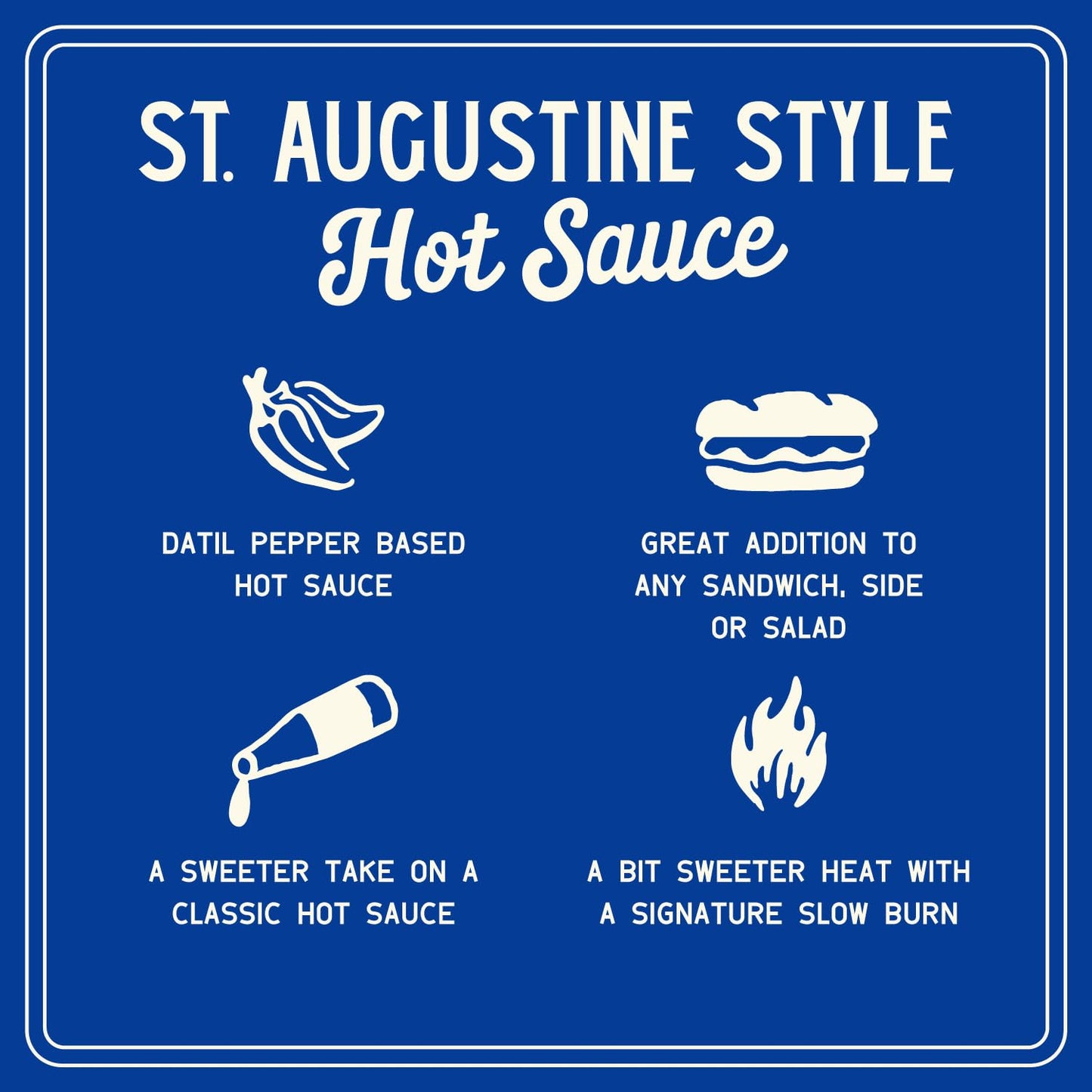 Zabs St. Augustine Style Craft Hot Sauce (6oz, 2 Pack), Naturally Sweet Heat & Signature Slow Burn from Datil Peppers, Gluten-F