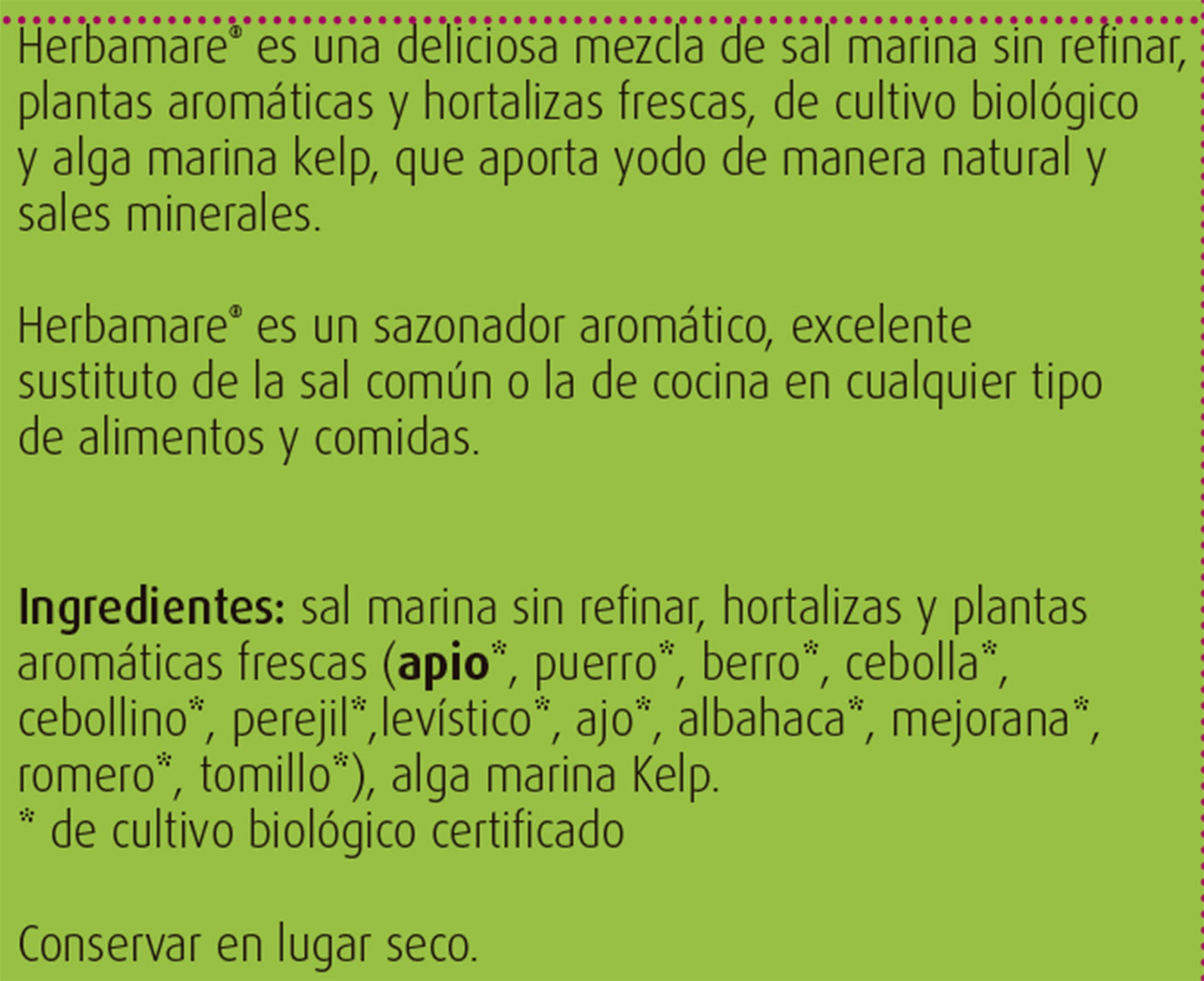 A.Vogel - Herbamare Sea Salt, Herbs and Vegetables - 250g