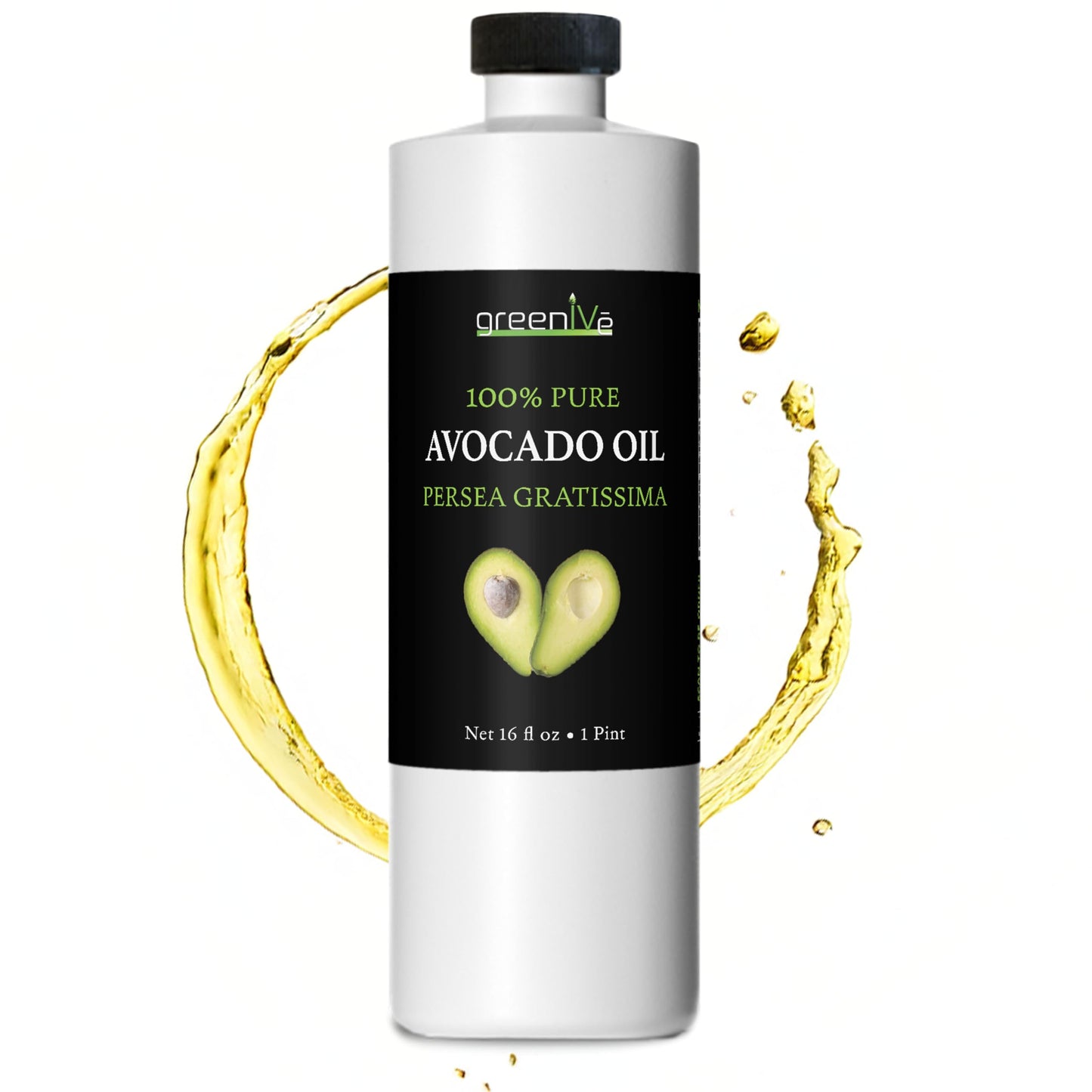 Zatural Avocado Oil - 100% Pure Cold Pressed Virgin Oil - 16 Ounce