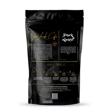 WALLACEA COFFEE Wild Kopi Luwak Coffee Beans, 8.8 oz, Black, Civet Coffee from Gayo Sumatra Indonesia