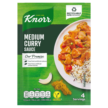 Knorr Medium Curry Sauce Mix (5 X 47g packs)