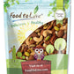 Food to Live Premium Four Nuts Mix, 1.5 Pounds - A Blend of Dry Roasted Pistachios, Almonds, Pecans, Cashews, and Almonds with H