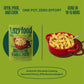 Lazy Food Broccoli  Garlic & Oil Vegetarian Pasta Meal | Gluten Free Pasta Dinner | Real Cheese and Red Pepper for Moderate Spice | Low Carb High Protein One Pot Meal Kit | Chickpea & Yellow Pea Penne - 1 Pack (2 Serving)