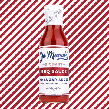 Yo Mama'S Foods Keto Hickory Bbq Sauce - (Pack Of 3) - Vegan, No Sugar Added, Low Carb, Low Sodium, Gluten Free, Paleo, And Made