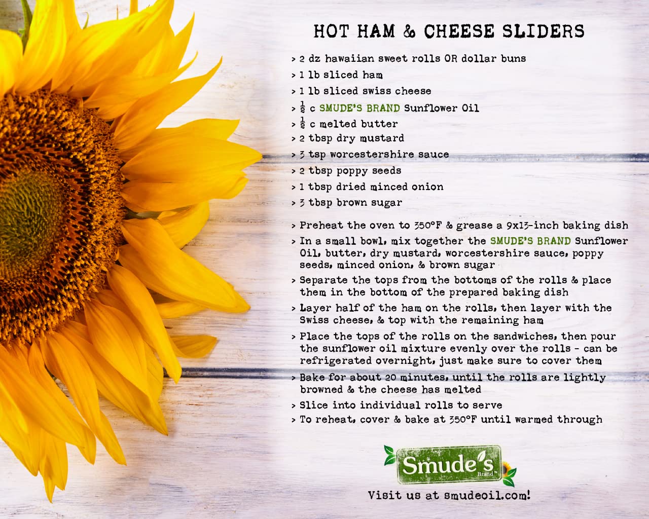 Smudes Sunflower Oil – Cold Pressed, 100% Pure, Unrefined, ½ Gallon (64 oz.), Golden Yellow, Non-GMO, Vegan, Kosher