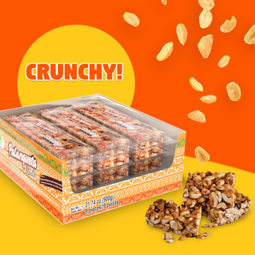 Las Sevillanas Palanqueta Mixta - Peanut And Mixed Seeds Bar, Traditional Mexican Candy, Crunchy Snack Bar With Peanuts & Mixed