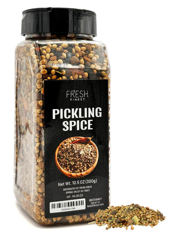 Fresh Finest Pickling Spice Mix – Premium 10.5 oz for Canning Pickles – Intense Flavor Seasoning