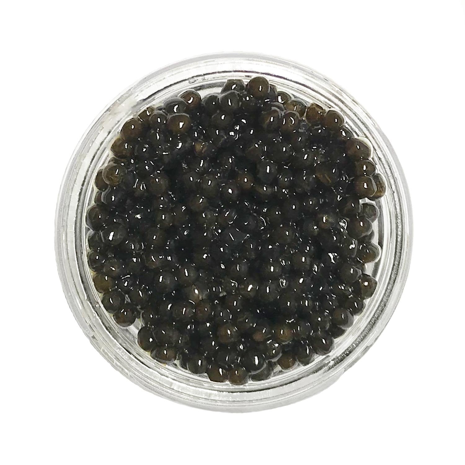Caviar Star Royal Dark Beluga Hybrid Caviar - Huso/Baerii Sturgeon Roe - 7 Ounce (200 grams)