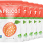 Natures Turn Freeze-Dried Fruit Snacks Sour Apricot Crisps Pack of 6 (0.53 oz Each)