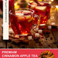 TeeLux Cinnamon Apple Herbal Tea Bags, Caffeine Free, Sweet & Tart, 60 Count