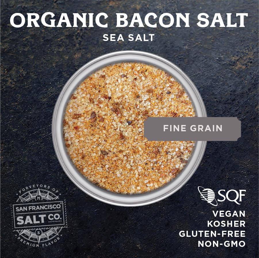 Organic Bacon Flavored Salt 2 lbs. by San Francisco Salt Company