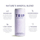 TRIP Adaptogen Seltzer, Lightly Sparkling Raspberry Blossom, 12 Fl Oz (Pack of 12), No Added Sugar, Vegan