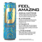 Steel dietary products OMNI Energy Drink - Island Gold, 12 Oz, Pack of 12, 200mg Caffeine, Sugar-Free, Low Calorie