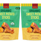 generic ORGANIC SnakYard Sweet Potato Sticks Vegan,2-Pack, 17.oz Each (2.82oz X 6 per bag)