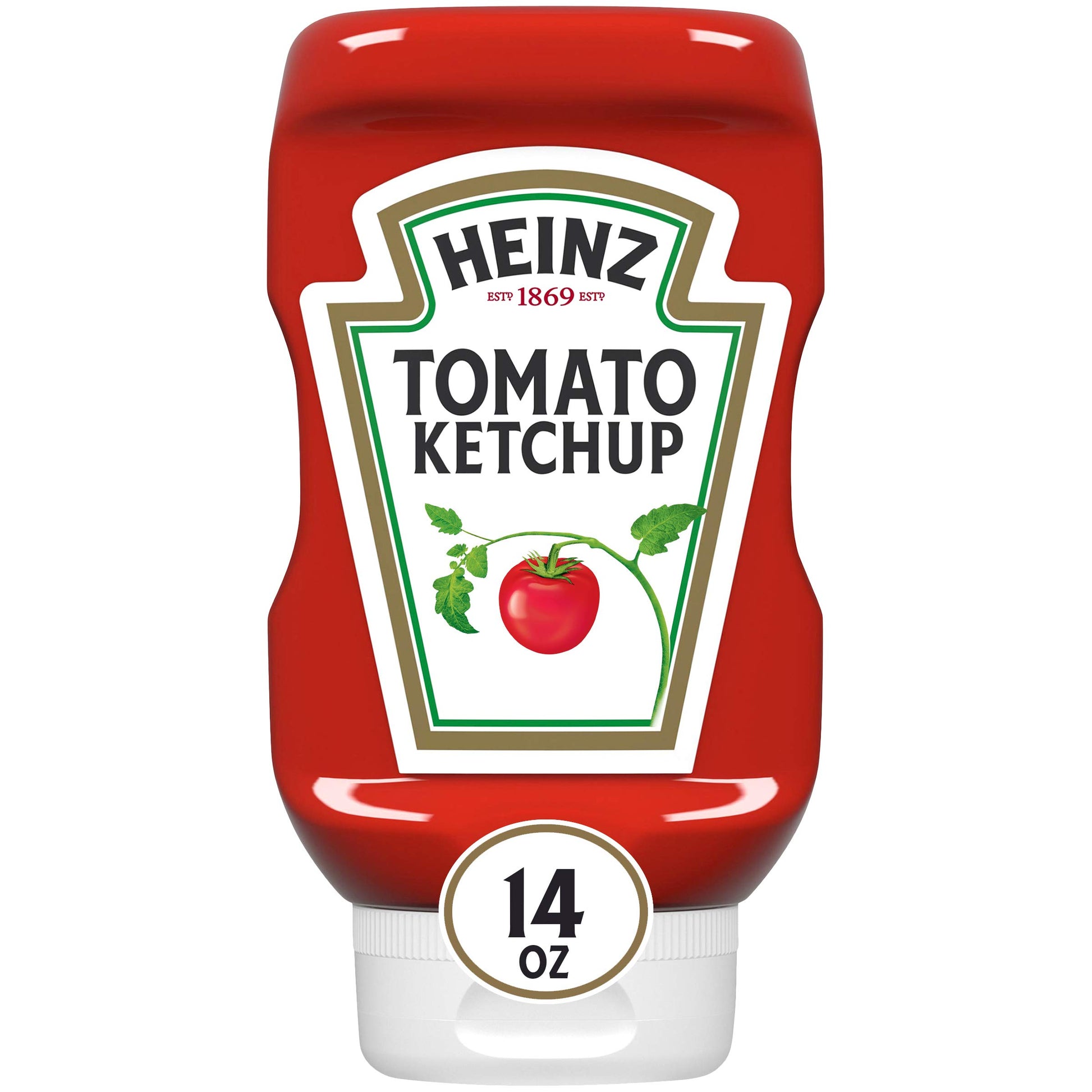 Heinz Tomato Ketchup (14oz Bottles, Pack of 8)