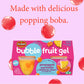 Del Monte Bubble Fruit Gel Pineapple and Boba in Tropical Fruit Flavored Gel, 4.5oz (24 Count) | Real Fruit & Popping Boba Pearl