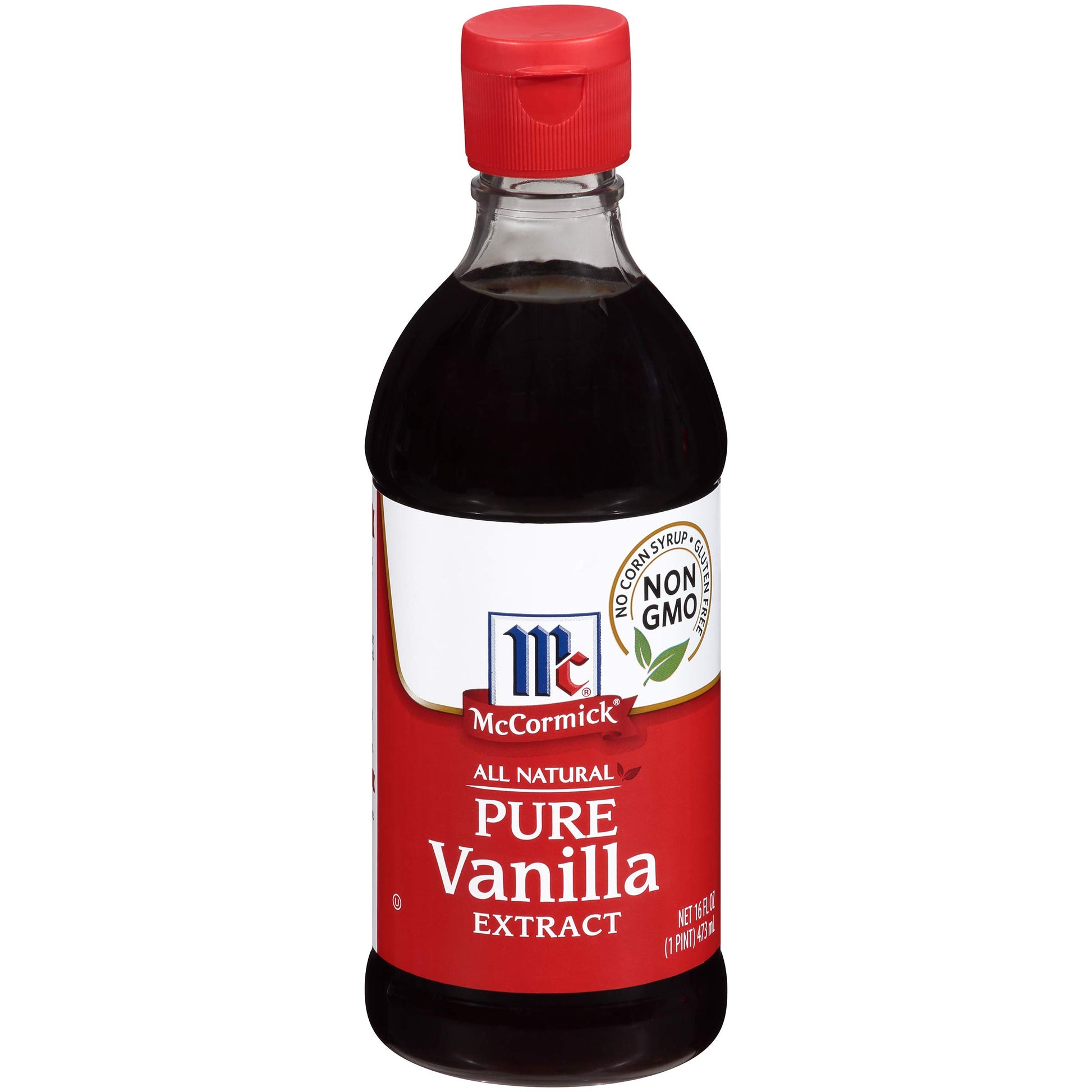 McCormick All Natural Pure Vanilla Extract, 16 Fl Oz, Black, Pack of 1