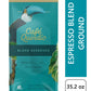 Cafe Quindio Espresso Blend - Medium/Dark Roast 100% Colombian Excelso Ground Arabica Coffee - 35.2 Ounce Bag (1Kg)