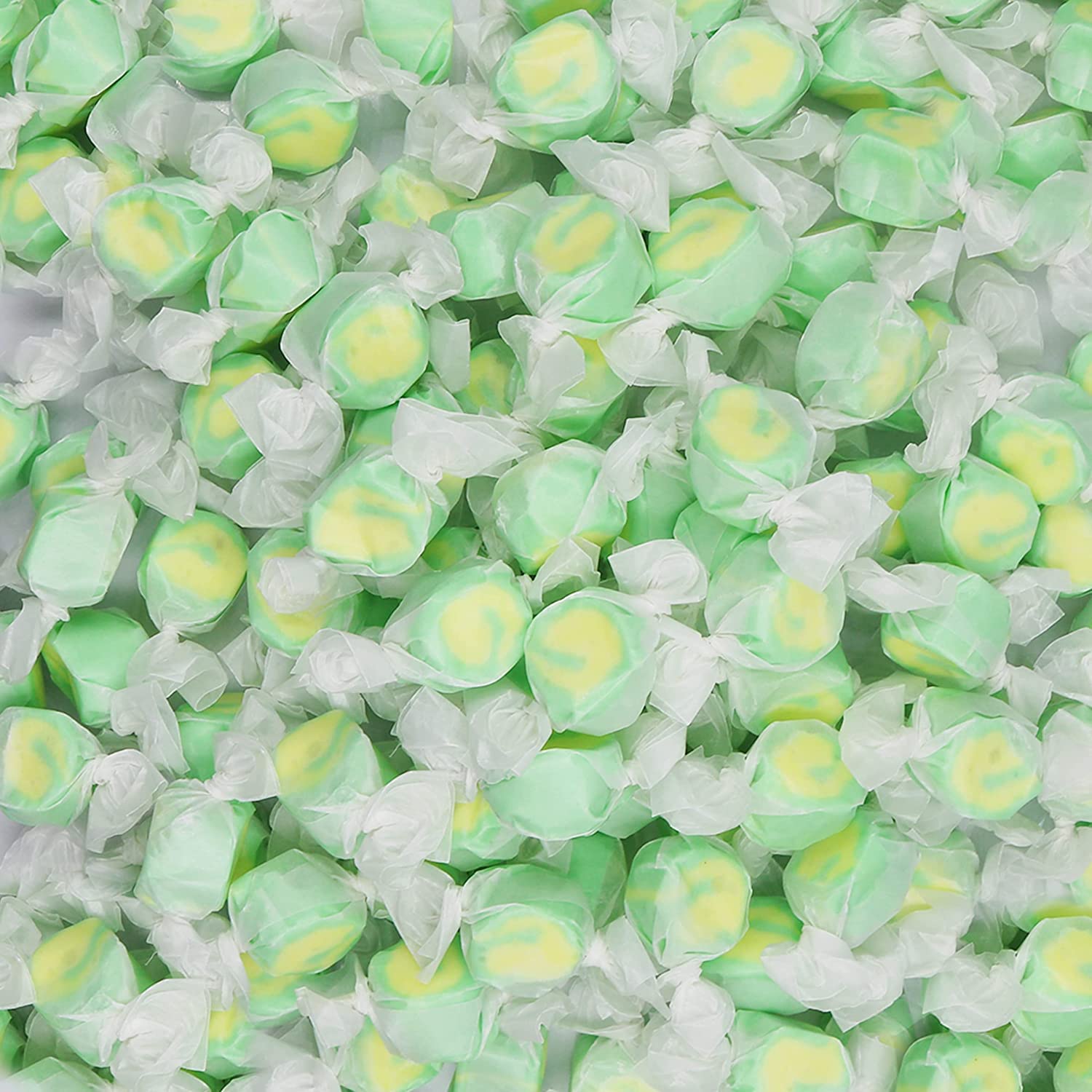 Gourmet Soft and chewy Salt Water Taffy Candies - Individually Wrapped - Bulk bags (Key Lime, 5 Pound (Pack of 1))