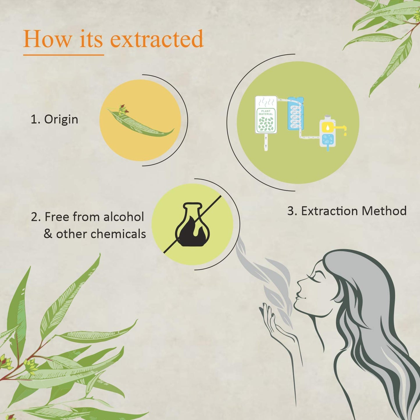 Florona Eucalyptus Essential Oil - 100% Pure & Natural - 4 Fl Oz, Therapeutic Grade Eucalyptus Oil For Hair, Face & Skin Care Es