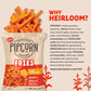 Heirloom Baked Fiery Cheddar Fries By Pipcorn - 1Oz 24Pk - Healthy Snacks, Gluten Free Snacks, Non-Gmo, Upcycled Heirloom Corn F