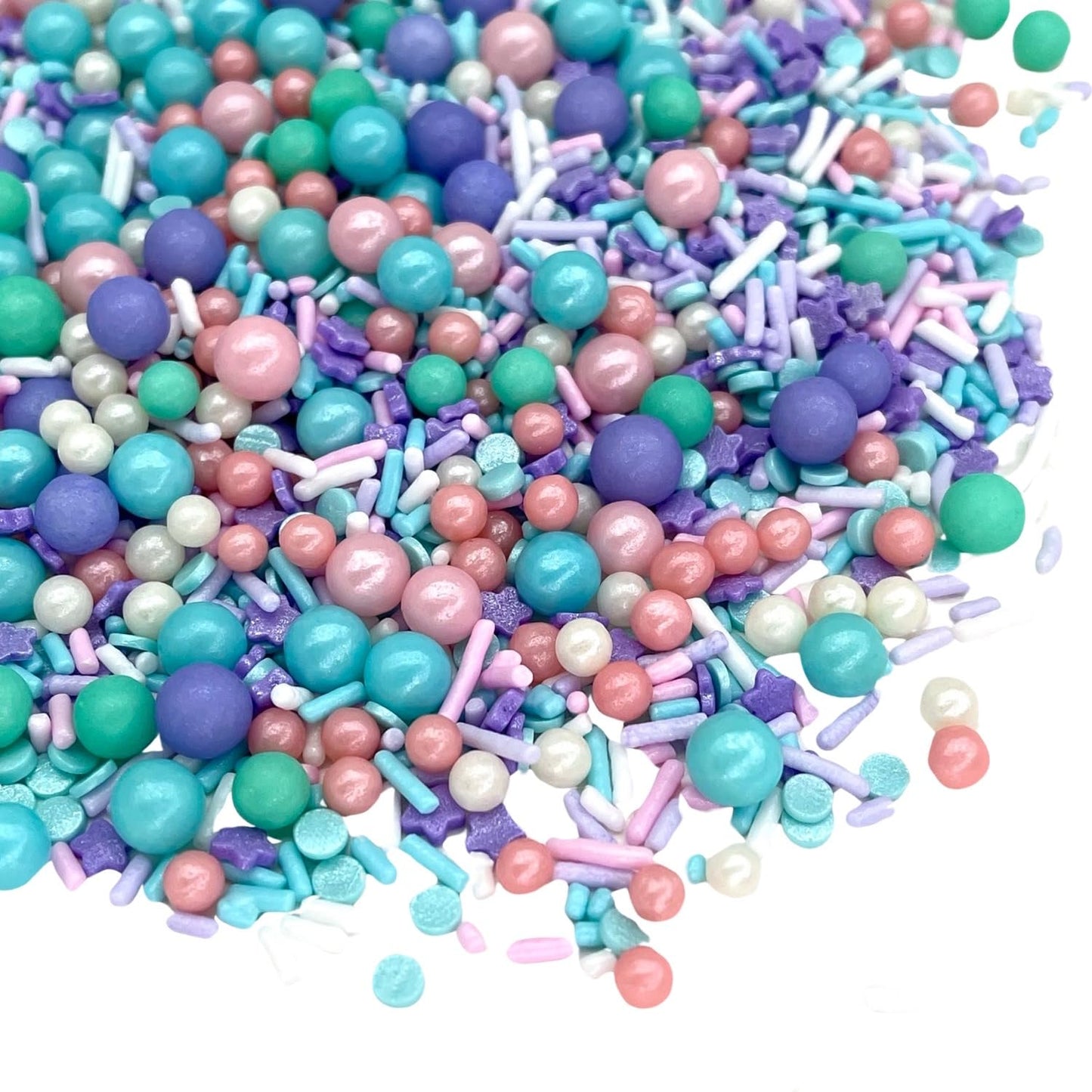 Sprinkles | Mermaid Sprinkles | 4 oz | Cupcake Sprinkles | Cake Sprinkles | Purple and Teal Sprinkles | Manvscakes