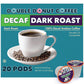 Double Donut Coffee Decaf Dark Roast Pods, Extra Bold, Compatible with Keurig, 20 Count
