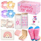 11-In-1 Birthday Gifts For 9 Year Old Girl, Unique 9 Year Old Girl Birthday Gifts Set With Cup, Jewelry, Hair Accessories & Decorations, Cool Gifts For 9 Year Old Girls
