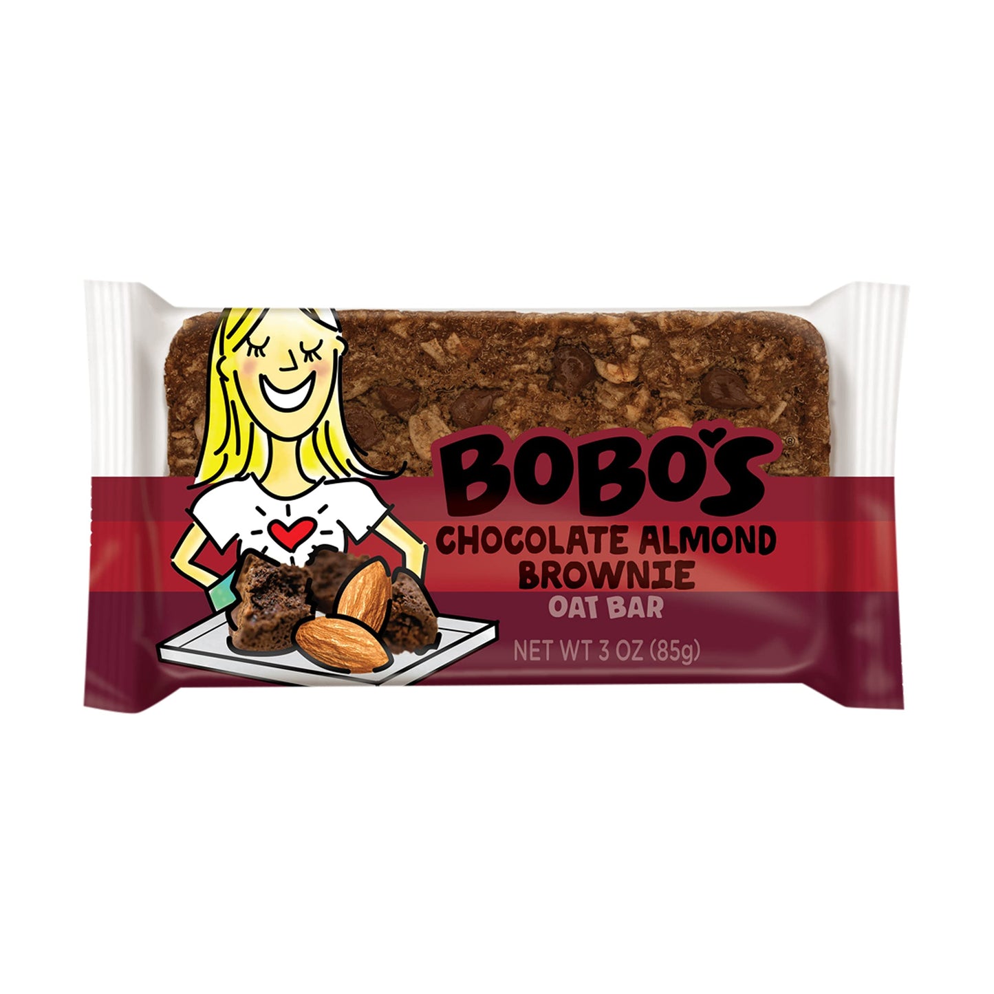 Bobos Oat Bars Chocolate Almond Brownie Oat Bar, 3 OZ, 1 Count (Pack of 1)