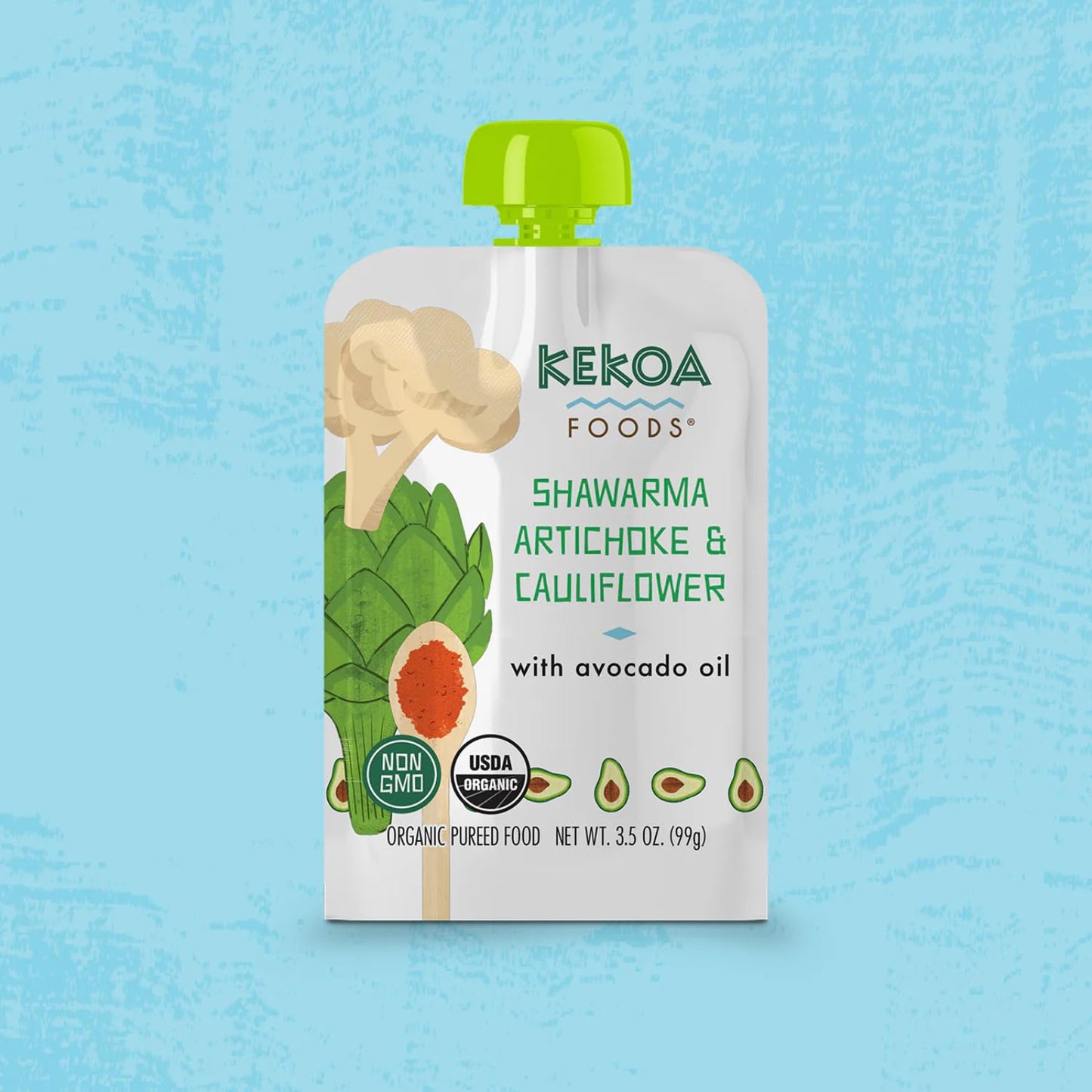 Kekoa Foods Variety Pack Mix 7 Pack - Apple & Ginger, Beets, Fennel & Kale, Curry Vegetable Mango, Mango Paprika, Peas & Mint, S