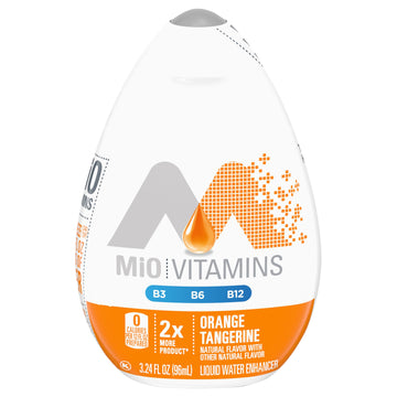 Mio Vitamins Orange Tangerine Naturally Flavored Liquid Water Enhancer 1 Count, 3.24 Fl Oz