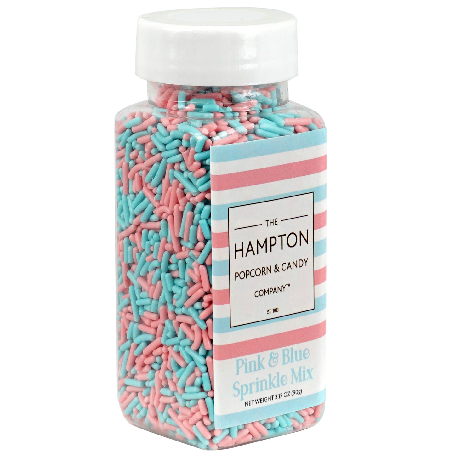 Blue & Pink Sprinkles Jimmies 3.17 oz, Gender Reveal Candy, Pink and Blue Candy, Sprinkles For Cake Decorating, Cake Sprinkles, 