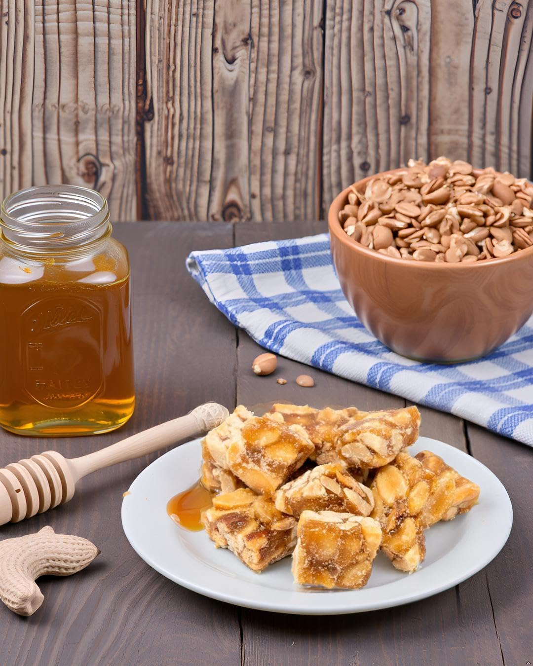 Nuts To You Old Fashioned Peanut Squares, Peanut Crunch, All Natural Ingredients, 1 Pound