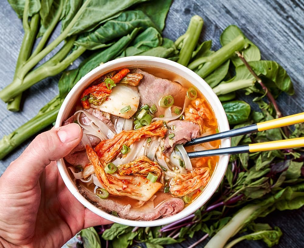 Snapdragon Beef Pho, Beef Flavored Noodle Soup Bowl, 2.1 Ounce (Pack Of 6)