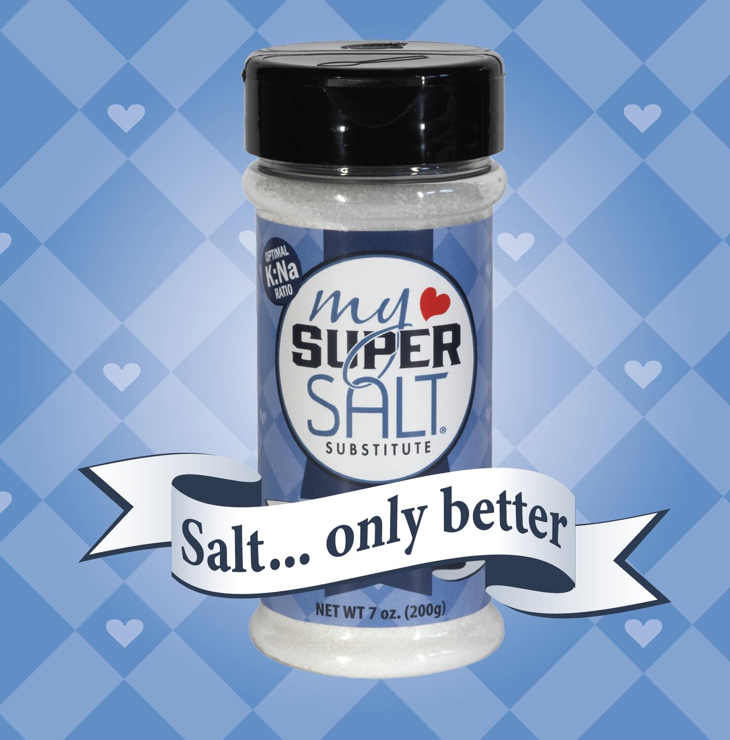 My SUPER SALT - Functional Salt Alternative with Real Salt Taste - 85% Less Sodium - Mineral Balanced Support - Smart Seasoning