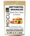 Erythritol Granules | Made From Non GMO Pears In France | Not From Corn Sludge in China | 6 LB | Zero Calories | No Net Carbs