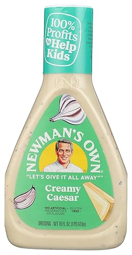 Newmans Own Creamy Caesar Salad Dressing 16 Oz