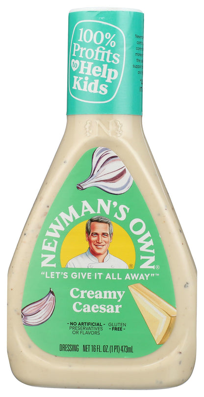 Newmans Own Creamy Caesar Salad Dressing, 16 Oz