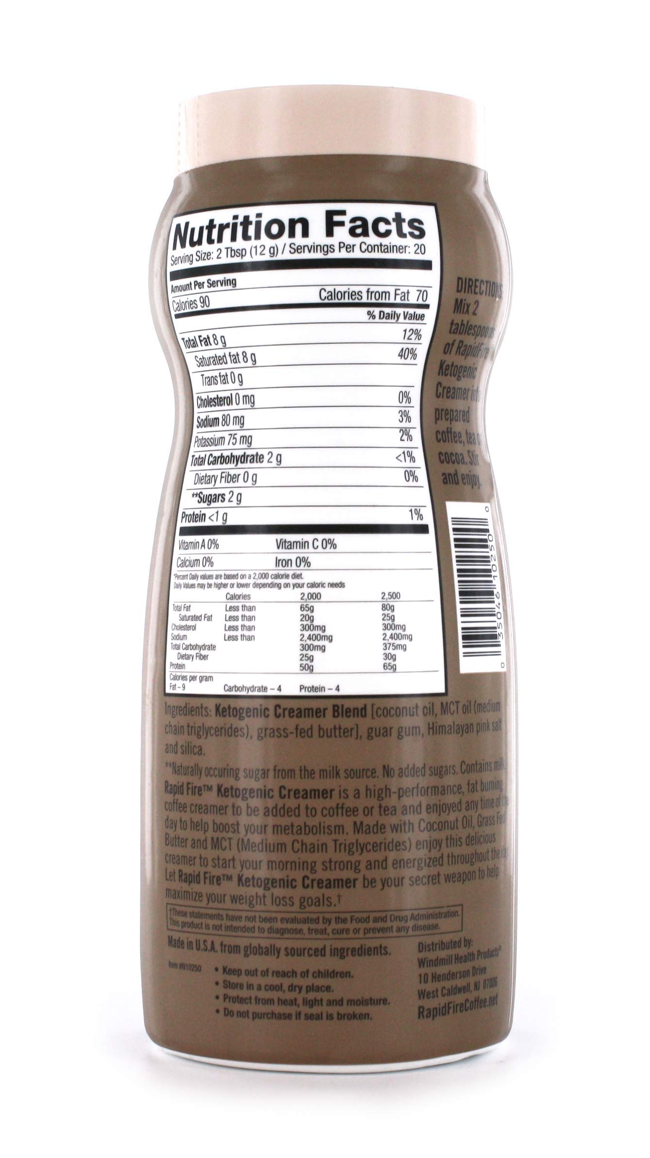 Rapid Fire Ketogenic Creamer (Pack of 2)2