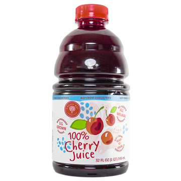 Cherry Bay Orchards Tart Cherry Juice - 100% Natural, Gluten-Free, Non-GMO, 32 Fl Oz Bottle