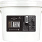 Organic Whole Sesame Tahini Paste - Bulk 6.6lb Bucket - Unhulled & Stone-Ground - Silky Smooth Texture in Hummus, Dips, Dressing