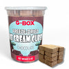 G-BOX Freeze Dried Ice Cream Cubes, Chocolate Flavor, 5 oz| Freeze Dried Camping Food, NASA Space Dessert, Halloween Candy, Perf