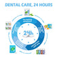 DC24 DAILY CARE 100% Xylitol Gum, Aspartame Free, Sugar Free Peppermint Chewing Gum, Natural Flavors, Gluten Free, Vegan, 20 Pie