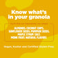 Three Wishes Granola, Original (4-Pack) - Gluten Free Granola, 6g Protein & 3g Sugar Healthy Breakfast & On-the-Go Snack - Vegan