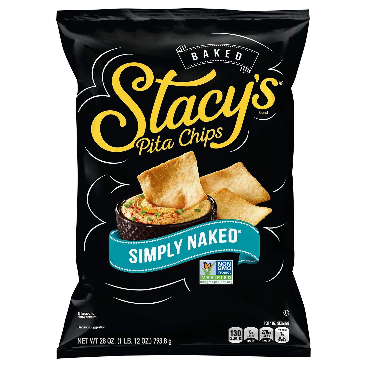 Stacy's Pita Chips Simply Naked 28 oz. (pack of 3) A1
