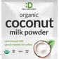 Unsweetened Organic Coconut Milk Powder, 3Lbs - Dairy Free Creamer Alternative - Sugar Free Raw Flavor - Rich Source Of Mct Oil