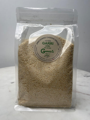 G. W. Foods Garri Ijebu - Authentic Nigerian Cassava Flakes, 1.3lb (21oz) - Fine and Crispy, Ideal for Traditional Dishes