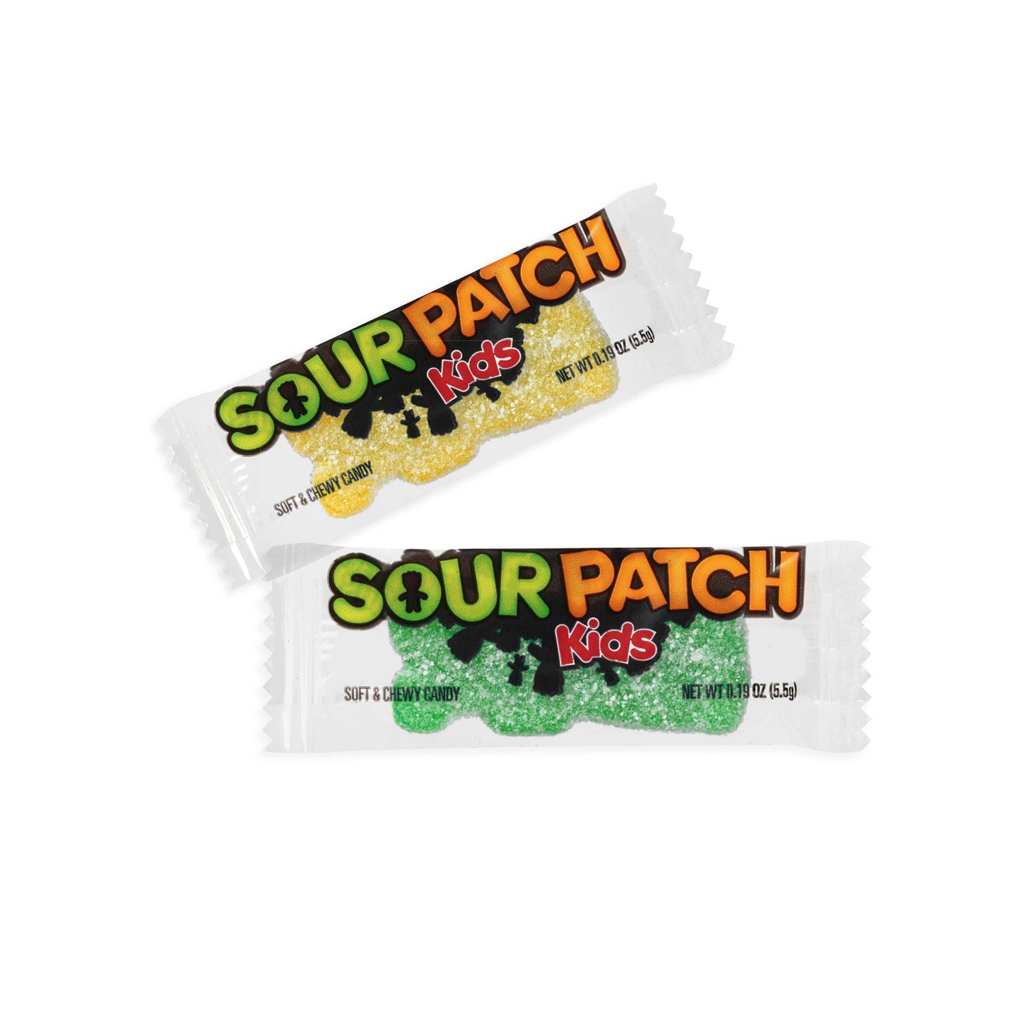 Sour Kids Big Kids Individually Wrapped Soft & Chewy Candy  240 Count Display Box  Sour Gummy Candy