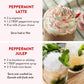 Peppermint Agave Simple Syrup for Coffee  Cocktails  Matcha - Sweetened with Agave Nectar - Infused with Real Peppermint Leaf - 13.5 oz