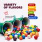 gumballs for gumball Machine - 1 Inch Large gumballs - King gumballs in Bulk - 2.5 Lb gumball Machine Refills - 140 Pcs giant gu